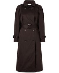 Nour Hammour - Double-Breasted Trench Coat - Lyst