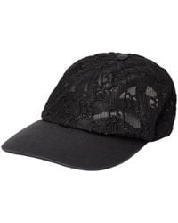 Gucci - Lace Monogram Baseball Cap - Lyst