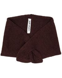 Our Legacy - Diamond-Shaped Knitted Mini Scarf - Lyst