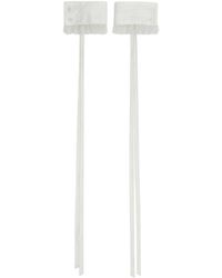 Ann Demeulemeester - Dante Cuffs With Ruffles - Lyst