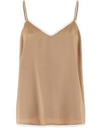 Fabiana Filippi - V-Neck Camisole Lingerie Top - Lyst