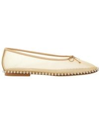 Alexander Wang - Studded Mesh Flat Shoes - Lyst