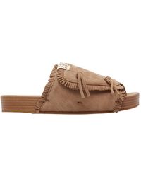 Visvim - Christo Shaman-Folk Slippers - Lyst