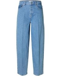 SELECTED - Belt Loop Jeans - Lyst