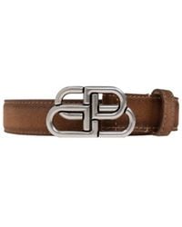 Balenciaga - Bb Logo Buckle Belt - Lyst