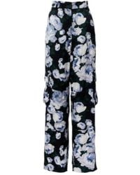 Stella McCartney - Printed Satin Pajama Pants - Lyst