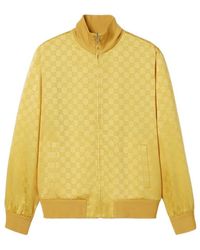 Gucci - Monogrammed Zip-Up Jacket - Lyst