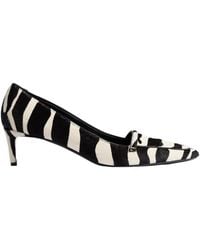 KHAITE - Celia 50 Zebra-Print Calf Hair Pumps - Lyst