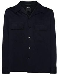 ZEGNA - Z Slingle Breasted Long Sleeved Jacket - Lyst
