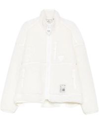 Maison Mihara Yasuhiro - Fleece Zip-Up Jacket - Lyst