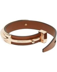 Max Mara - Agiate Leather Bracelet - Lyst