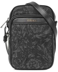 Versace - Barocco Athena Zip-Up Crossbody Bag - Lyst