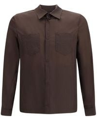 Herno - Long Sleeved Utility Overshirt - Lyst