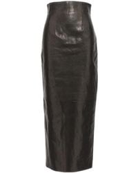 KHAITE - Loxley High-Waisted Skirt - Lyst