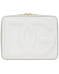 Dolce & Gabbana - Logo Embossed Medium Camera Bag - Lyst