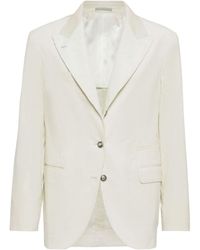 Brunello Cucinelli - Single-Breasted Corduroy Blazer - Lyst