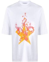 Neil Barrett - Short-Sleeved T-Shirt With Round Neck - Lyst