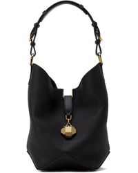 Lanvin - Medium Leather Bucket Bag - Lyst