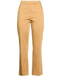 Max Mara - Solid Stretchy Straight-Leg Casual Pants - Lyst