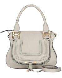 Chloé - Marcie Small Suede Crossbody Bag - Lyst