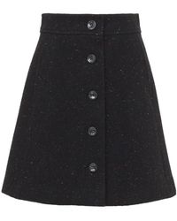 Chloé - Chloé A-Line Mini Skirt - Lyst