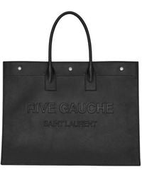 Saint Laurent - Rive Gauche Large Tote Bag - Lyst
