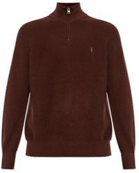 AllSaints - Long-Sleeve Knit Top - Lyst