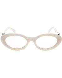 Fendi - Eyewear Oval Frame Glasses - Lyst