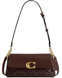 COACH - Logo Shoulder Bag - Lyst