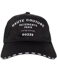Vetements - Logo-Print Cotton Cap - Lyst