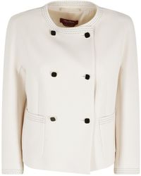 Max Mara - Long-Sleeved Casual Jacket - Lyst