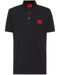 BOSS - Hugo Logo Patch Short-Sleeved Polo Shirt - Lyst