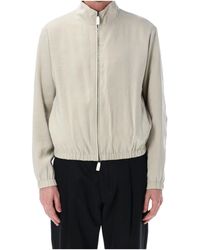 Emporio Armani - Zipped Jacket - Lyst
