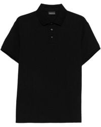 Emporio Armani - Logo-Jacquard Polo Shirt - Lyst