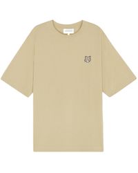 Maison Kitsuné - Maison Kitsuné Bold Fox Head Patch Crewneck T-Shirt - Lyst