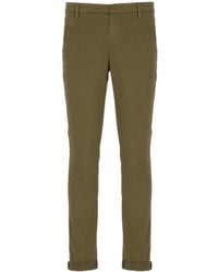 Dondup - Mid-Rise Straight Leg Trousers - Lyst