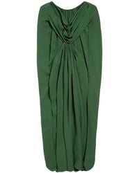 Balenciaga - Draped Cape Dress - Lyst