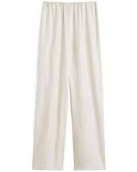 TOTEME - Monogram-Pattern Trousers - Lyst
