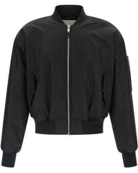 Entire studios Moto Bomber Jacket in Black for Men | Lyst