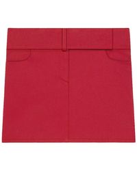 Courreges - Belted Skirt - Lyst