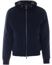 Moorer - Oniro Hooded Zip-Up Down Jacket - Lyst