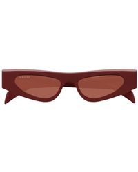 Gucci - Eyewear Cat Eye Frame Sunglasses - Lyst