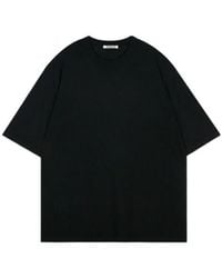 AURALEE - Knitted Cashmere T-Shirt - Lyst