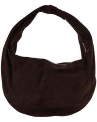 KHAITE - Medium The Olivia Suede Shoulder Bag - Lyst