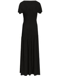 TOTEME - Totême Knife-Pleated Boat-Neck Maxi Dress - Lyst