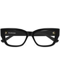 Balenciaga - Eyewear Cat Eye Frame Glasses - Lyst