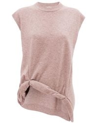 JW Anderson - Knitted Ring-Detail Top - Lyst
