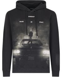 Dondup - Logo Hooded Sweatshirt - Lyst