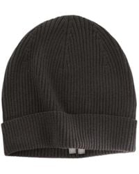 Rick Owens - Ribbed-Knit Cashmere Beanie Hat - Lyst