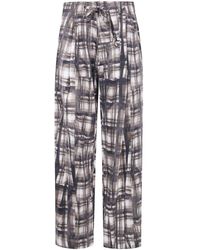 Pierre Louis Mascia - Plaid Straight-Leg Trousers - Lyst